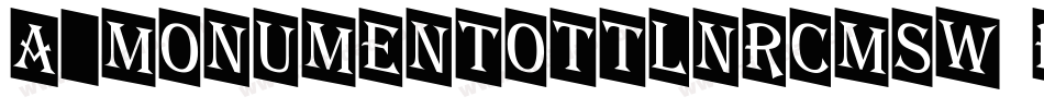 a_MonumentoTtlNrCmSw Bold字体转换